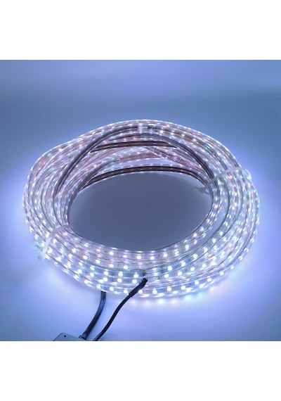 Sunlight 3 Çip Dış Mekan Şerit Led Işık Hortum 220V Fişli 6 Renk