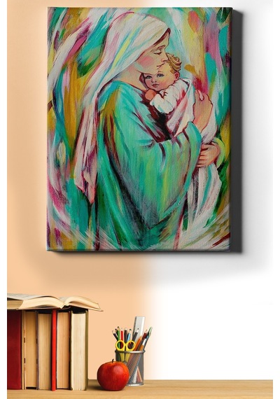 Webstyle Sayılarla Boyama Seti Kasnaklı Anne Kuzusu 60x75 Cm