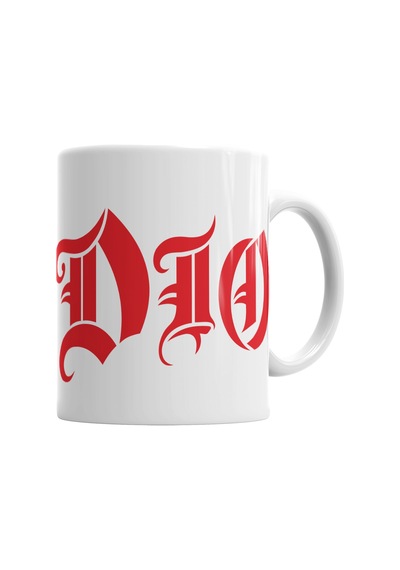 Dio Logo Rainbow Black Sabbath Iron Maiden Saxon Wasp Kupa Karışık