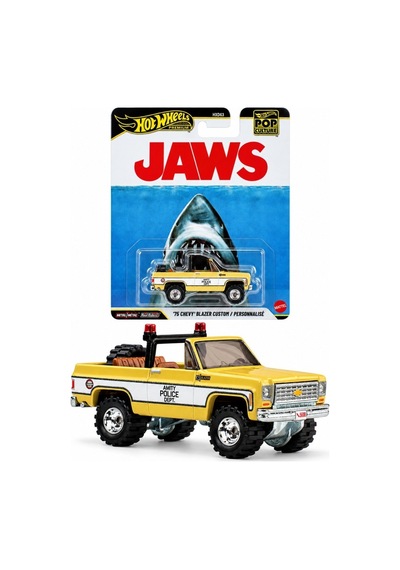 Hot Wheels Premium Pop Culture Jaws 75 Chevy Blazer Custom Jhx03