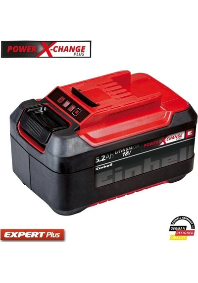 Power X-change Li-on Akü 18 Volt 5,2 Ah Plus