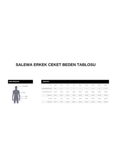 Salewa Fanes Eng. Hyb Erkek Ceket Mont Mavi 001