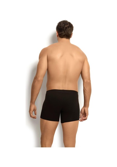 Jiber Erkek Siyah Modal Pamuklu 3'Lü Boxer 255