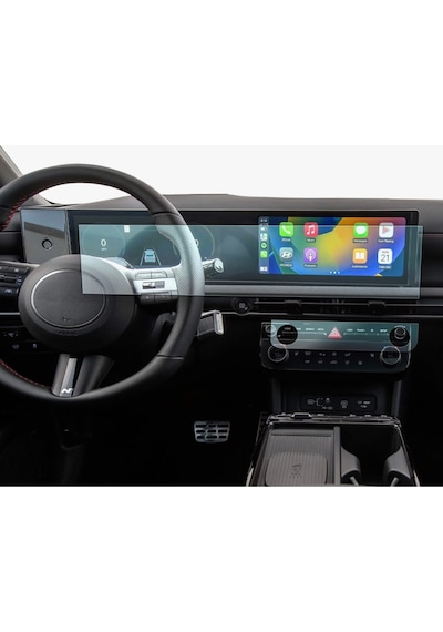 Hyundai Yeni Tucson Dijital Gösterge Klima Paneli Ve Multimedya Ekran Koruyucu Paketi Nano Teknoloji