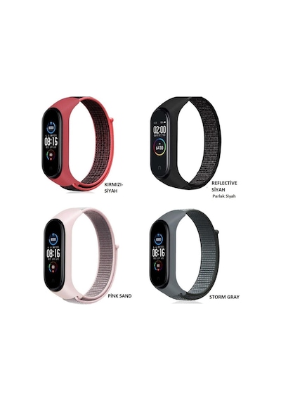Xiaomi Mi Band 7 Band 6 Ve 5 Uyumlu Kordon Hasır Kordon