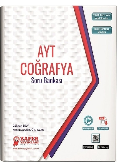Zafer Yks Ayt Coğrafya Soru Bankası Zafer Yayınları N11.22231