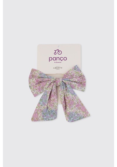 Panço Liberty Kumaş Asansörlü Kız Çocuk Toka Çok Renkli