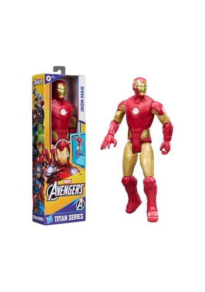 Marvel Avengers Titan Serisi Iron Man 29,2 Cm Aksiyon Figürü, 4 Yaş Ve Üzeri Çocuklar İçin Süper Kahraman Figürleri Ve Oyuncakları