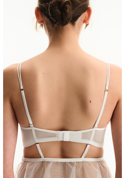 Penti Kırık Beyaz Removable Skirt Babydoll