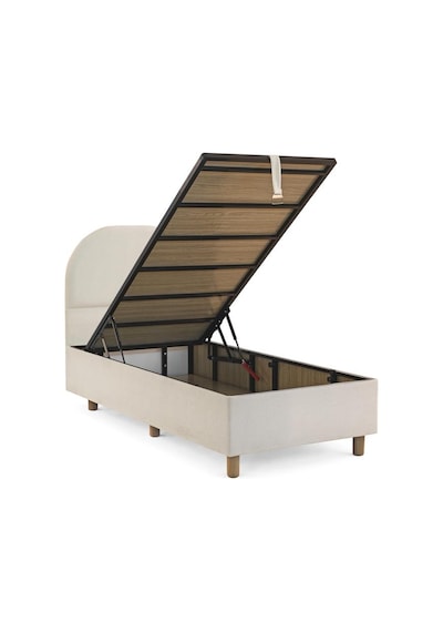 Niron Bohem Pocket Düz 120x200 Cm Tek Kişilik Yatak Baza Başlık Seti - Pocket Orta Sert 120 x 200