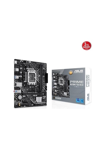 Asus Prıme H610m-f R2.0 Ddr4 Hdmı Pcıe 16x V4.0 1700p Matx-213392