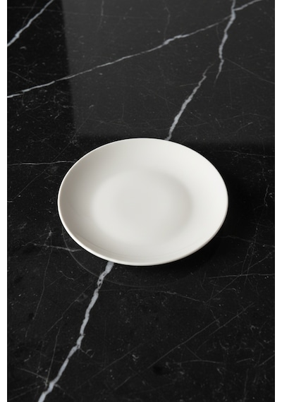 12'li Valencia Düz Tabak 17cm Krem Rinart