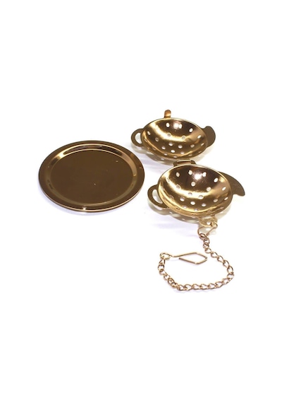 Paslanmaz Çelik Süzgeç Gold - Ba0057 Beta Tea