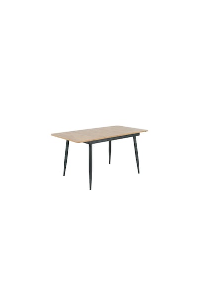 Pera Açılır Mutfak Ve Yemek Masası Siyah Metal Ayaklı Suntalam 120x80 Cm Ceviz