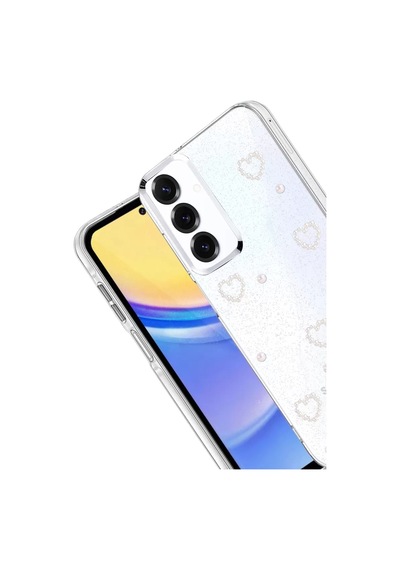 Newface Samsung Galaxy A15 4g Fiyonk Desenli Kapak - Desen 10 Şeffaf