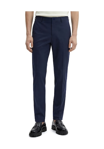 Düz Kumaş Slim Fit Klasik Erkek Pantolon Rafael Lacivert