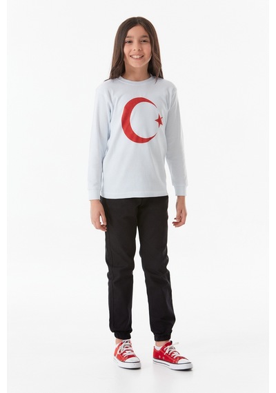 Fullamoda Türk Bayrağı Baskılı Çocuk Sweatshirt 24mcck1749207175-beyaz 24MCCK1749207175-Beyaz Fullamoda Türk Bayrağı Baskılı Çocuk Sweatshirt 24mcck1749207175-beyaz 24MCCK1749207175-Beyaz