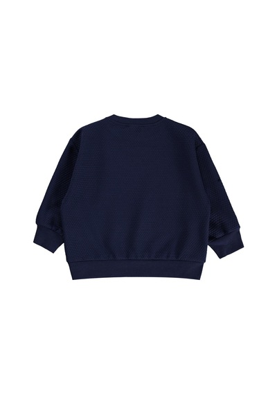 Civil Boys Petek Kumaşlı 6-9 Yaş Sweatshirt - Lacivert