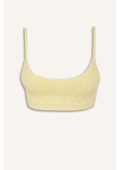 DeFacto Kadın 2'li Takım Desenli Seamles Kumaş Bralet Külot-Fall in Love E6601AX25SMYL118