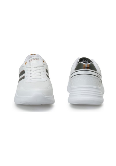Kinetix Alder Pu Beyaz Erkek Sneaker 000000000102016656 Beyaz-a Hakı