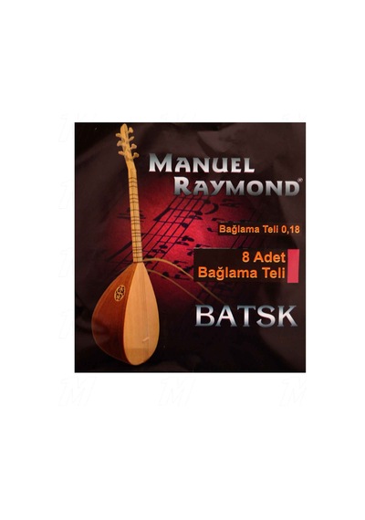 Manuel Raymond Batsk Kısa Sap Bağlama Teli 0.18 Esnek Yapı Kolay Akort