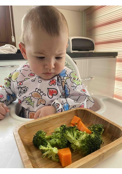 Yorni, Family Deluxe Uzun Kollu Bebek Mama Önlüğü Çok Renkli