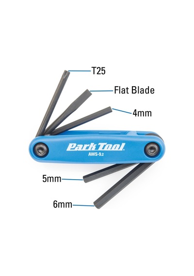 Park Tool Aws-9.2 Alyan Anahtar Seti Ptaws92 Mavi