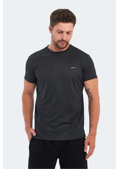 Slazenger OMAR KTN Erkek  Siyah Tişört