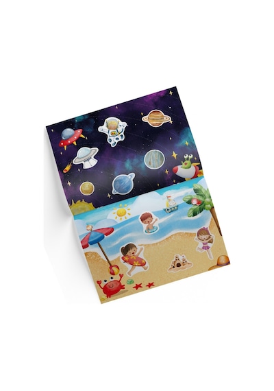Tükenmeyen Sticker Kitabım 100+ Tekrar Tekrar Kullanılabilen Sticker