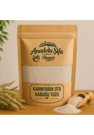 Anadolu Şifa Harput Karnıyarık Otu Kabuğu Tozu + Keten Tohumu + Chia Tohumu 3x100 Gr Bitkisel Ürün Seti