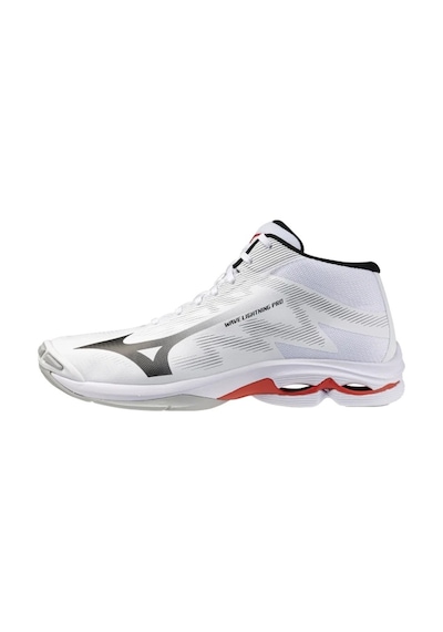 Mizuno Wave Lightning Pro Mıd Unisex Voleybol Ayakkabısı Beyaz Çok Renkli