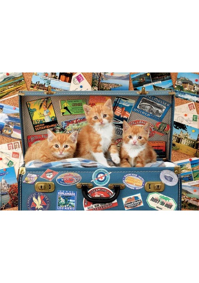 Educa 200 Parça Gezgin Yavru Kediler Puzzle 1 Adet