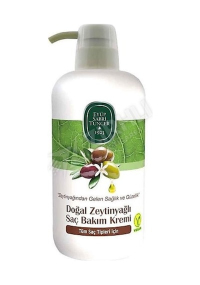 2 Adet Eyüp Sabri Tuncer Doğal Zeytinyağlı Saç Kremi 600 Ml