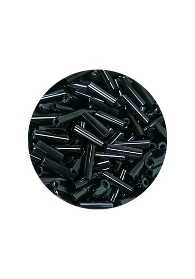 Tedar Uzun Boru Kesme Boncuk Çap 2mm Uzunluk 10 Mm - 20 Gram - Koyu Yeşil - Bnc227 Najmaddin (No:1) 8.5Cm X 10.5 Cm