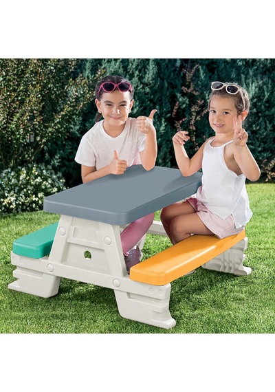 Dolu Piknik Masası Yeşil 2618 Açık Ceviz