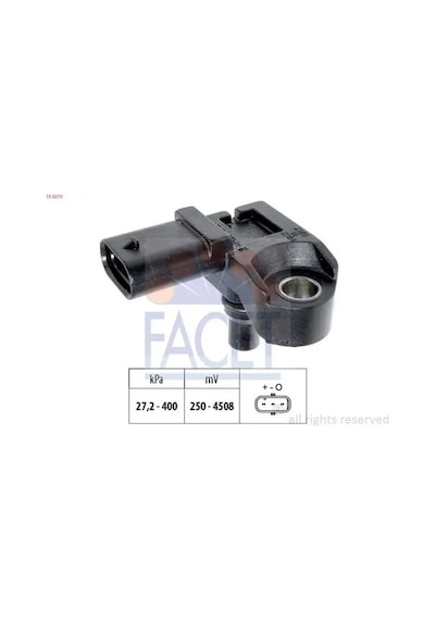 Bmw 525d F10 Map Sensoru 2012-2016 N47d20d Facet 103210