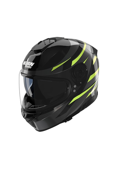 Nolan N80.8 Fervo 354 Kapalı Kask Siyah Sarı