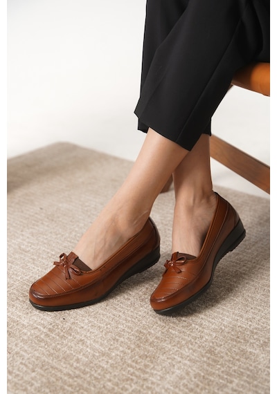 Daxtors D08 Günlük Ortopedik Comfort Kadın Ayakkabı Taba