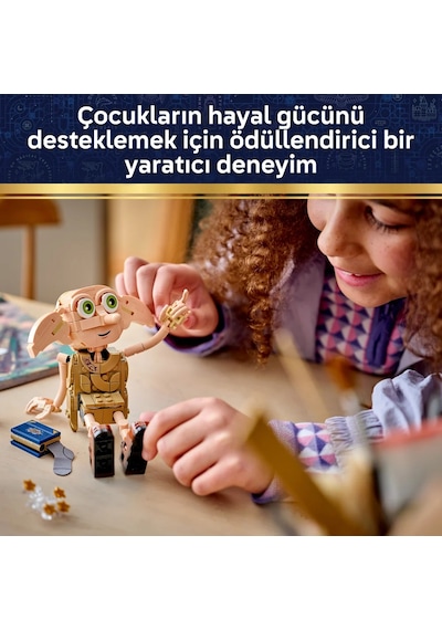 LEGO® Harry Potter™ Özgür Ev Cini Dobby™ 76469 - 8 Yaş ve Üzeri Çocuklar için Aksesuarlar İçeren Oyuncak Yapım Seti (379 Parça)