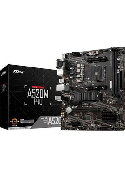 Msı A520m-a Pro Ddr4 4600/1866mhz M.2 M.atx Am4