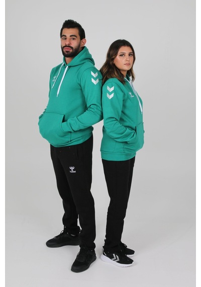 Hummel Armin Pamuklu Hoodie Yeşil