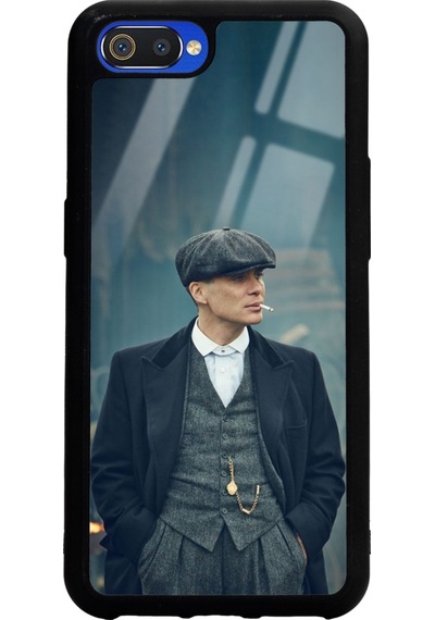 Oppo Realme C2 Peaky Blinders Thomas Shelby Tasarımlı Glossy Telefon Kılıfı Siyah