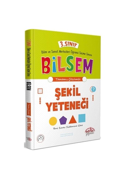 3. Sınıf Bilsem Hazırlık Şekil Yeteneği Editör Yayınları