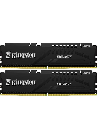 Kıngston Beast, Kf552c36bbek2-32tr, 32gb 2x16gb , 5200mhz, Ddr5, Cl36, Desktop Gaming Ram Soğutuculu