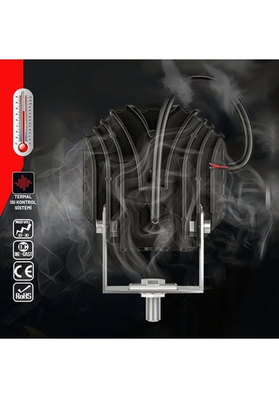 Baja Style 7.7 Cm Turuncu Xhp50 Led Spot Projektör Çalışma Lambası Off Road Spot Sel Kombo Delici Yayıcı Işık Çubuğu Pod Araç Motorsiklet Işıkları Yar