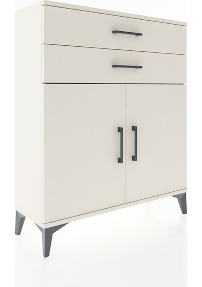 Arges Şifonyer 2 Raflı 2 Çekmeceli 2 Kapaklı 88x30x106 Aytaşı... Aytaşı