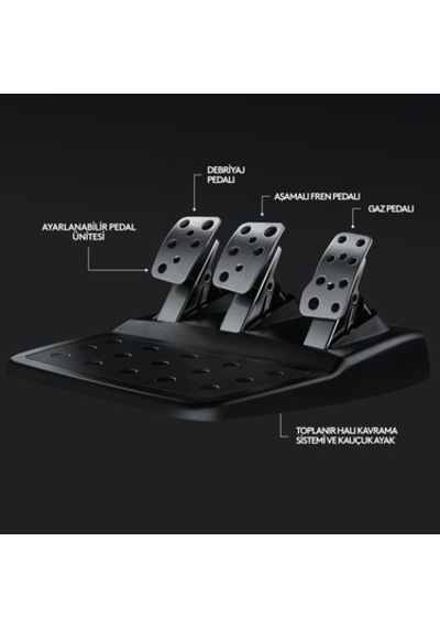 Logitech G G29 Ps5, Ps4 Ve Pc İle Uyumlu Driving Force Yarış Direksiyonu -