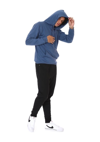 Sportive Spo-shoodie Erkek Lacivert Günlük Stil Sweatshirt 712203-lcv Siyah