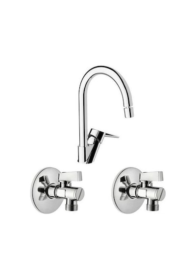 Artema Solid S Eviye Bataryası + A45254 Filtreli Ara Musluk Set 2'li Gri