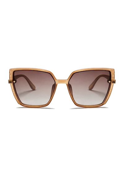 Zasone Kahverengi Polarize Cam Vintage & Retro Unisex Güneş Gözlüğü